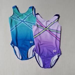 Lot of 2 GK Elite Leotards Size Child Large